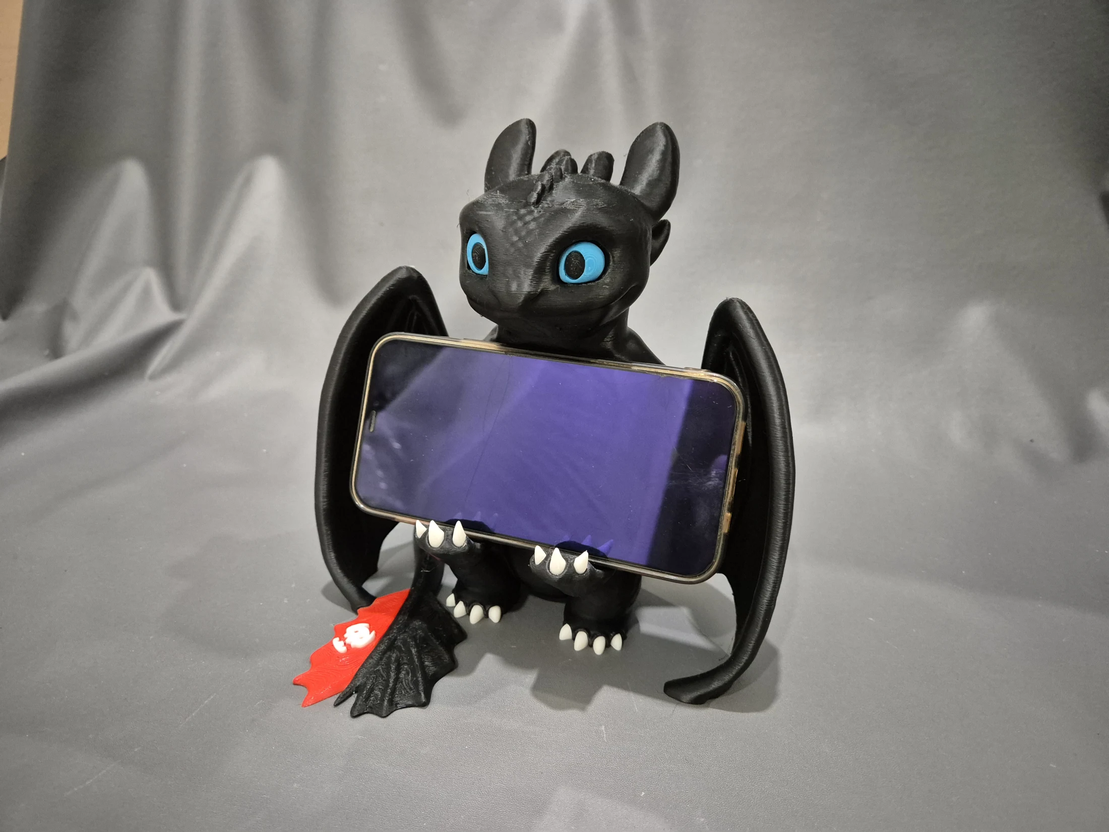 Holder HP/Stick PS5 Night Furry - Hitam - Foto 1
