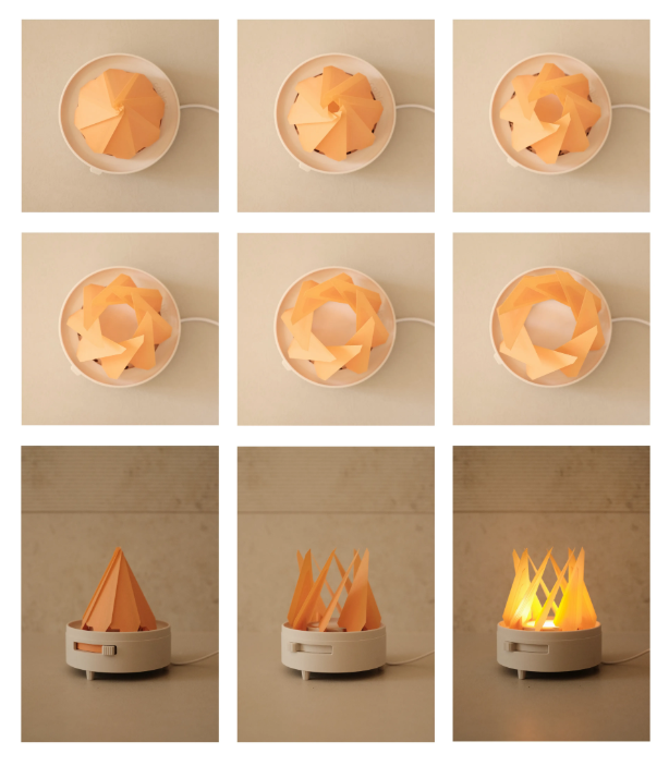 AURA Kinetic Iris Sunset Lamp- Mechanical Blooming - Foto 6