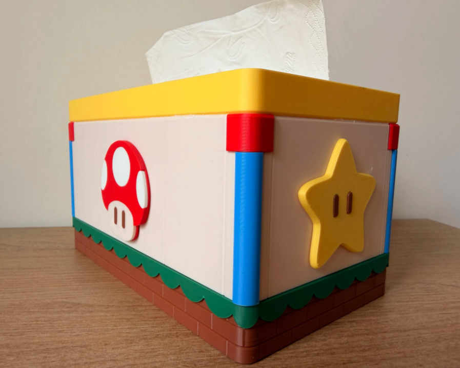 Tempat Tisu Mario Box v2 - Foto 3