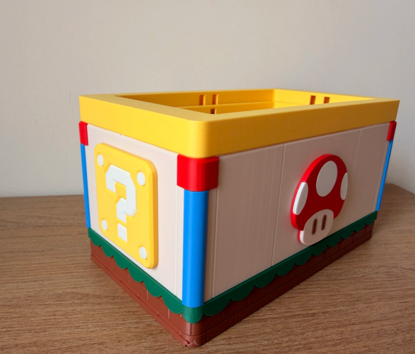 Tempat Tisu Mario Box v2 - Foto 1