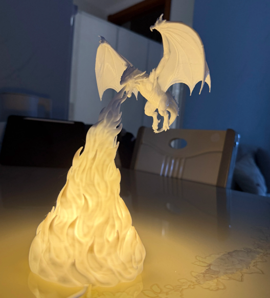 Dragon Flame Lamp - Foto 1