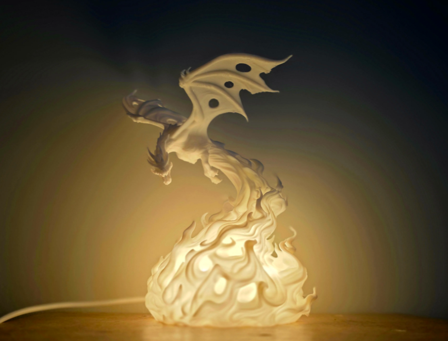 Dragon Emerge Lamp - SINGLE COLOR - Foto 1