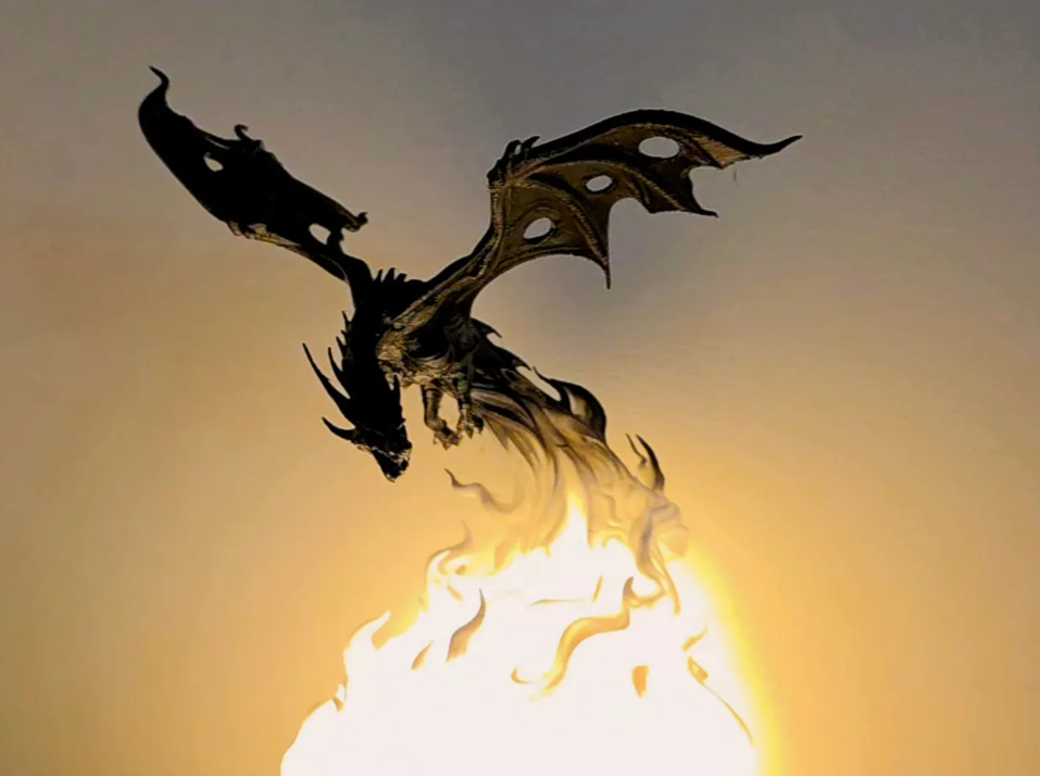 Dragon Emerge Lamp - SINGLE COLOR - Foto 3