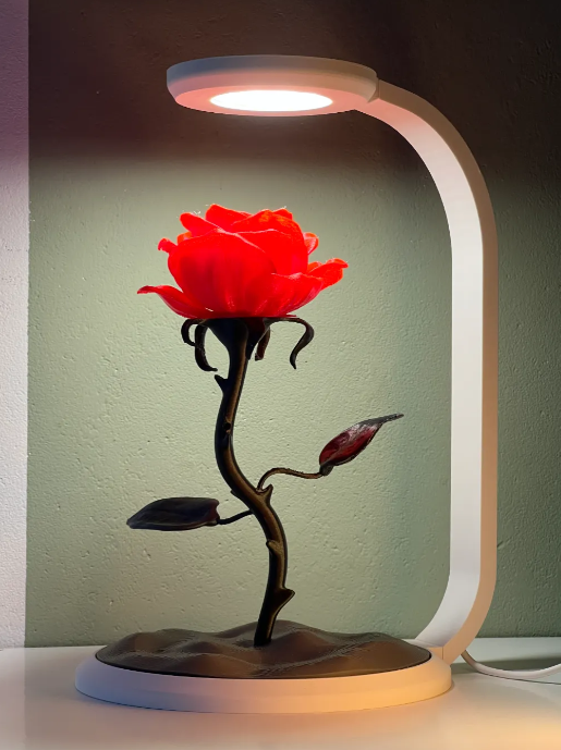 Rose Lamp (with LED Lamp kit) - Foto 2