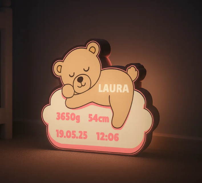Bear Cloud Lamp Baby Born - Foto 1
