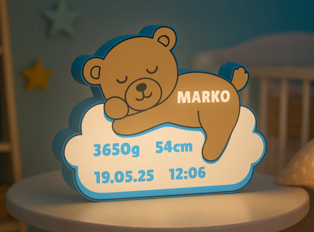 Bear Cloud Lamp Baby Born - Foto 2